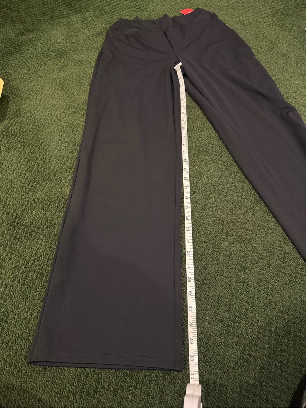 Women's Wide-Leg Black Pull-On Pants - Picture 7 of 12